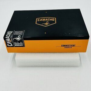 Camacho Connecticut Robusto Empty Wooden Cigar Box 8.5" x 6" x 2.25"